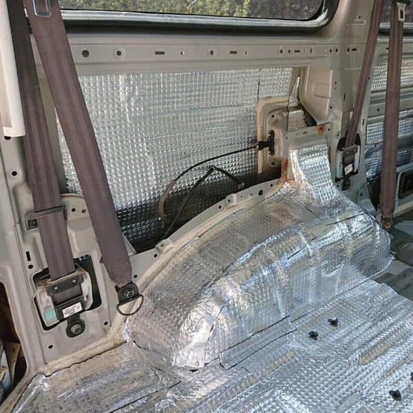 Pack Of 12 Sound Deadener Heat Proof Insulation Car Noise Proofing Floor Mats Carpets