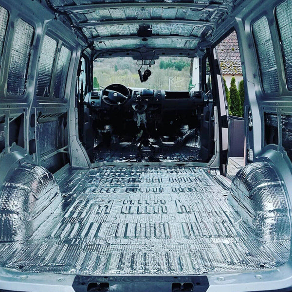 Pack Of 12 Sound Deadener Heat Proof Insulation Car Noise Proofing Floor Mats Carpets