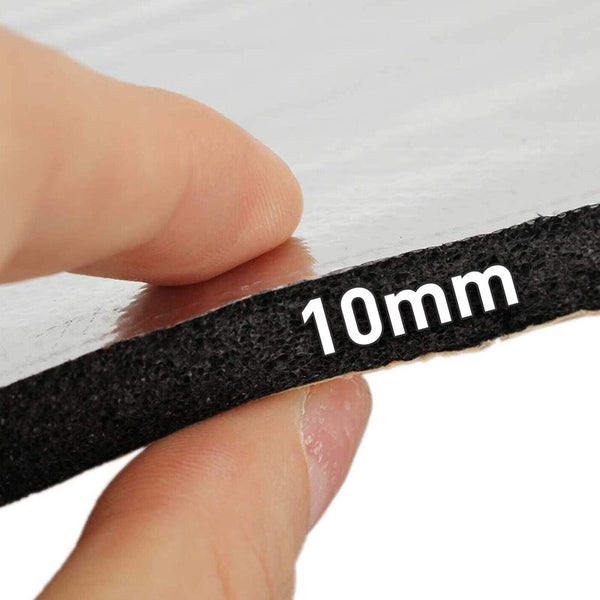 Pack Of 12 Sound Deadener Heat Proof Insulation Car Noise Proofing Floor Mats Carpets