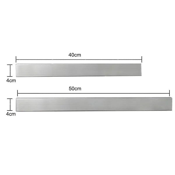 40/50Cm Stainless Steel Magnetic Wall Mounted Rack Kitchen Knives Holder Knife Blocks & Storage