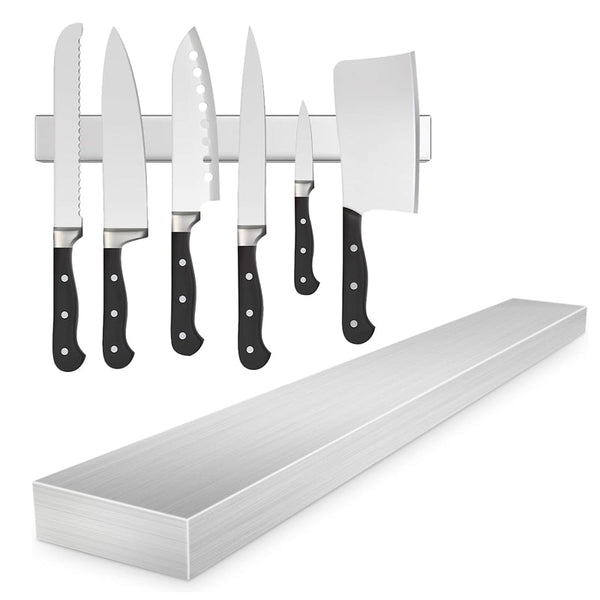 40/50Cm Stainless Steel Magnetic Wall Mounted Rack Kitchen Knives Holder Knife Blocks & Storage