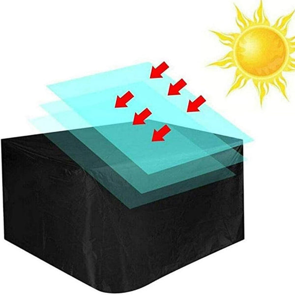 Uv Protection Outside Garden Patio Furniture Cover With Pu Coating Outdoor Furniture Covers