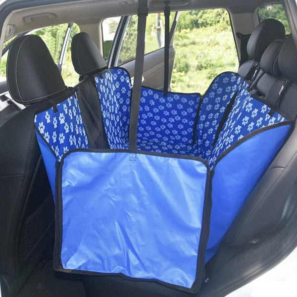 Dog Seat Cover With Perspective Mesh Waterproof Pet Hammock Pet Transport