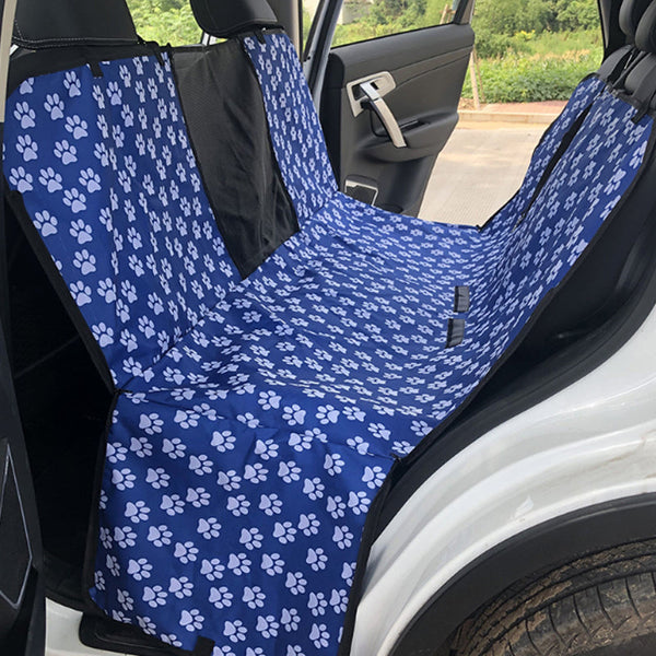 Dog Seat Cover With Perspective Mesh Waterproof Pet Hammock Pet Transport