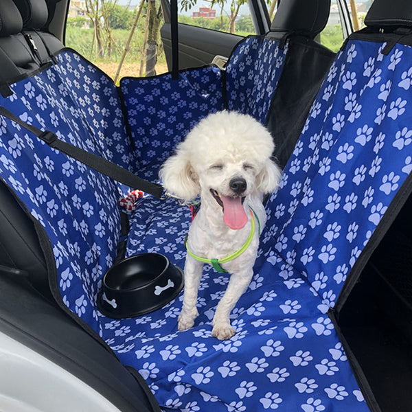 Dog Seat Cover With Perspective Mesh Waterproof Pet Hammock Pet Transport