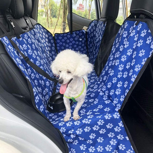 Dog Seat Cover With Perspective Mesh Waterproof Pet Hammock Pet Transport