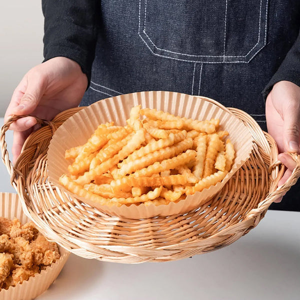 50/100Pcs Disposable Non Stick Parchment Paper Liner For Airfryer Air Fryer Accessories