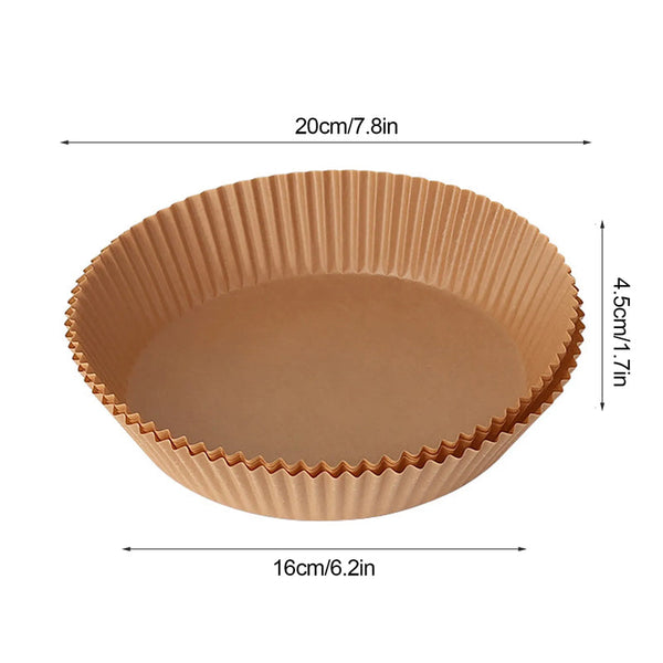 50/100Pcs Disposable Non Stick Parchment Paper Liner For Airfryer Air Fryer Accessories