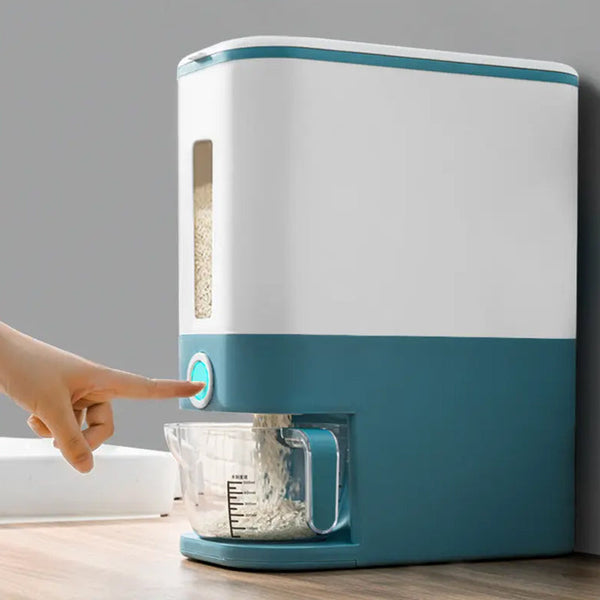 12Kg Rice And Grain Dispenser Sealed Airtight Standing Container Food Storage Containers