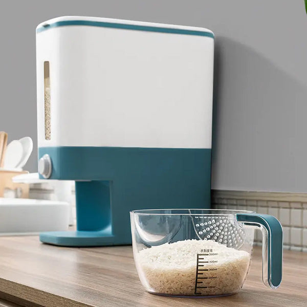 12Kg Rice And Grain Dispenser Sealed Airtight Standing Container Food Storage Containers