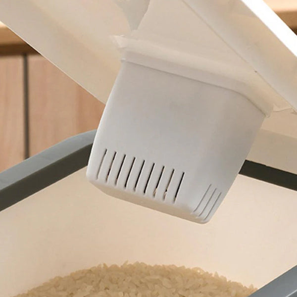 12Kg Rice And Grain Dispenser Sealed Airtight Standing Container Food Storage Containers