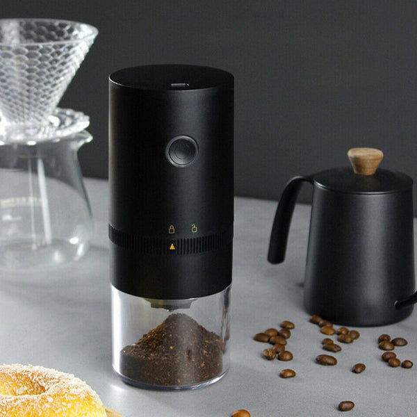 Electric Coffee Bean Grinder With Auto-Off Function- Usb Rechargeable