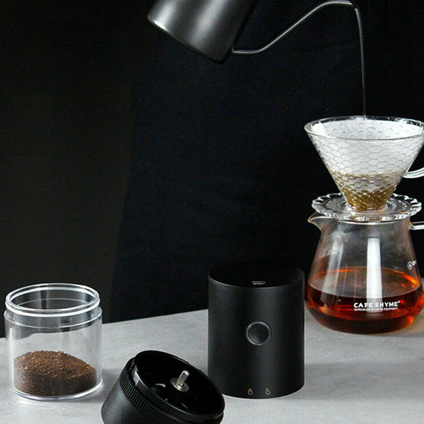 Electric Coffee Bean Grinder With Auto Off Function Usb Rechargeable Coffee Grinders