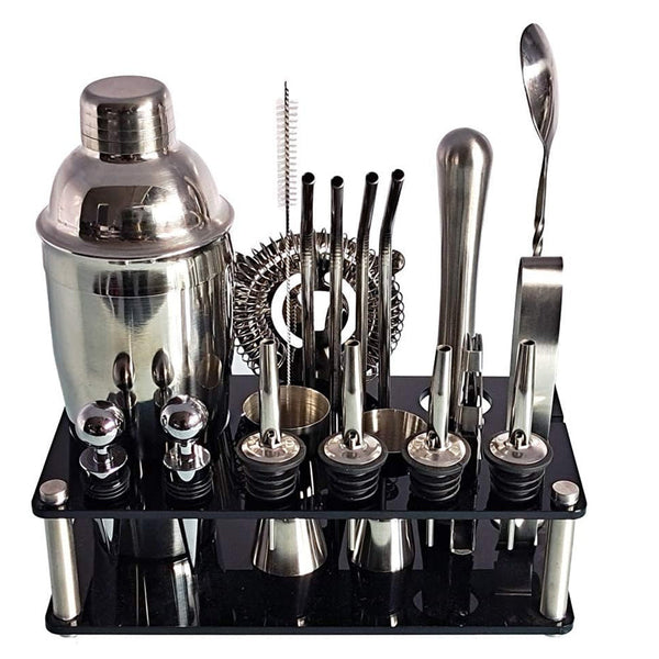 750Ml 20Pcs Stainless Steel tail Shaker Set Premium Bartending Kit tail Shakers & Sets