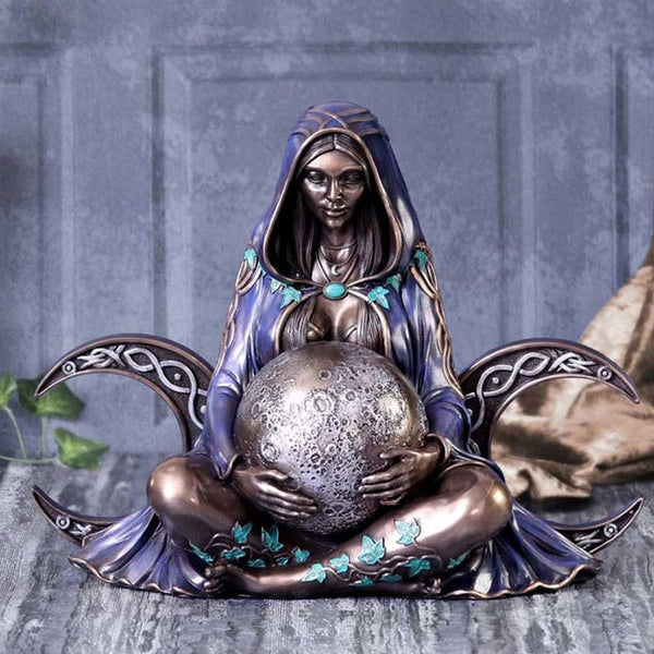 Gaia Resin Statue Mother Earth Goddess Art Figurine Garden Decor Ornaments & Statues