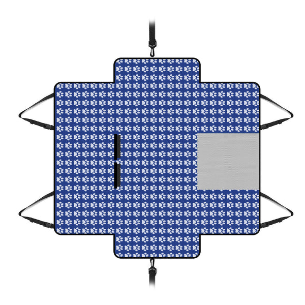 Dog Seat Cover With Perspective Mesh Waterproof Pet Hammock Pet Transport