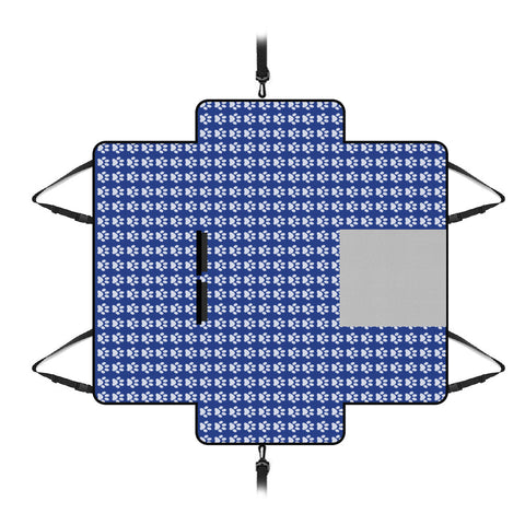 Dog Seat Cover With Perspective Mesh Waterproof Pet Hammock Pet Transport