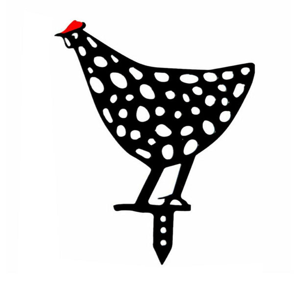 5X Garden Ornaments Chicken Yard Art Backyard Lawn Decor Ornaments & Statues