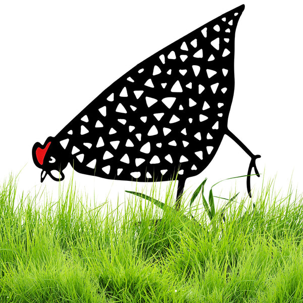 5X Garden Ornaments Chicken Yard Art Backyard Lawn Decor Ornaments & Statues