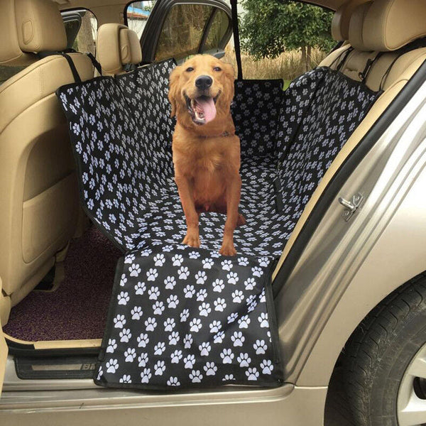 Dog Back Seat Cover With Perspective Mesh Waterproof Pet Hammock Pet Transport