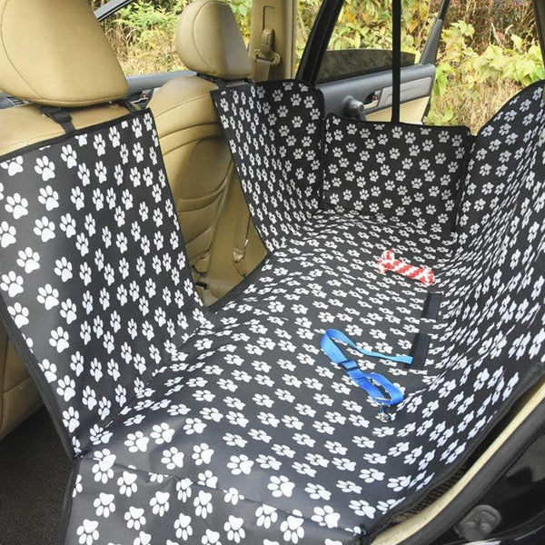 Dog Back Seat Cover With Perspective Mesh Waterproof Pet Hammock Pet Transport