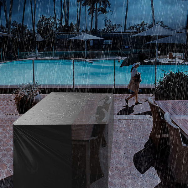 Uv Protection Outside Garden Patio Furniture Cover With Pu Coating Outdoor Furniture Covers