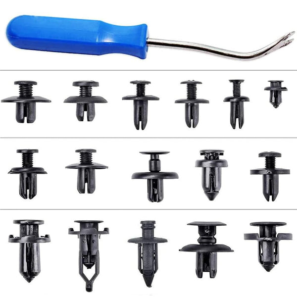 625Pcs Car Trim Body Retainer Clips Door Panel Bumper Plastic Rivet Kit Mouldings Trim