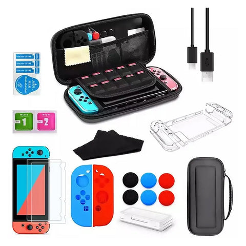 2 In 1 Nintendo Switch Carrying Case Protective Hard Shell Storage Bag Bags Skins & Travel Cases