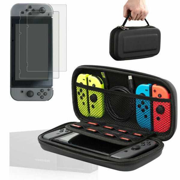 2 In 1 Nintendo Switch Carrying Case Protective Hard Shell Storage Bag Bags Skins & Travel Cases