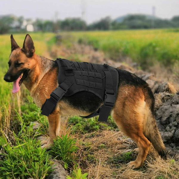 No Pull Reflective Tactical Harness For Military Service Dogs Harnesses