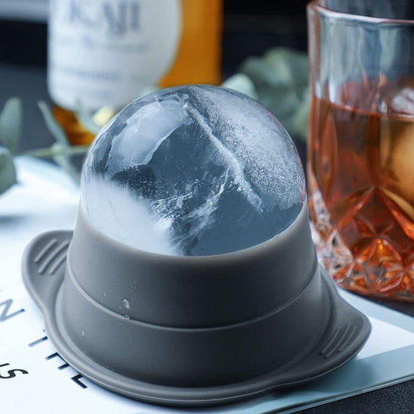 Pack Of 2 Sphere Shape Ice Molds Quick Release Ball Maker For tail Ice Cubes Trays & Moulds