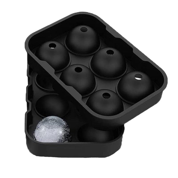 6 Large Sphere Shape tail Ice Molds Quick Release Ball Maker Ice Cubes Trays & Moulds