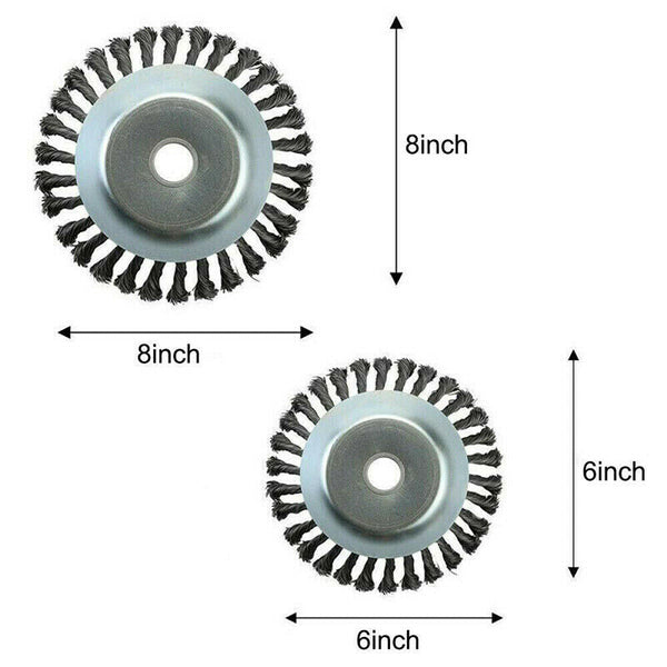 6/8 Inch Stainless Steel Wire Trimmer Head Brush Cutter For Lawnmower Lawn Mower Accessories