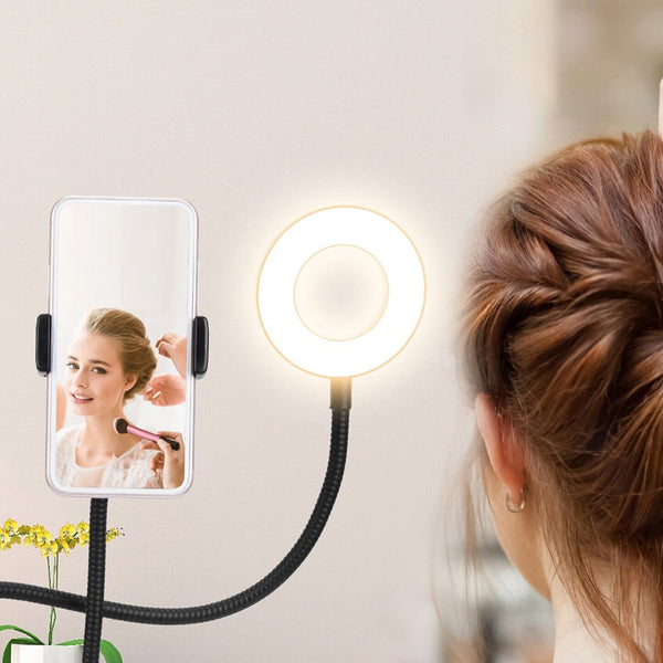 Flexible Clip On Photography Selfie Ring Light With Brightness Selfie Lights