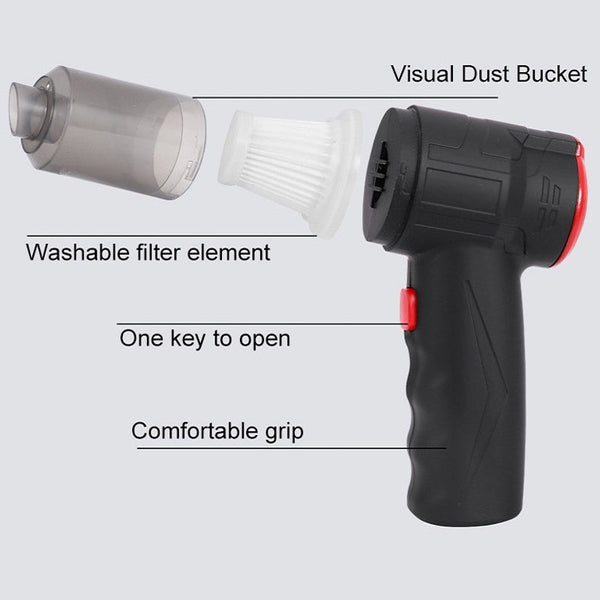 16000Pa Wireless Wet & Dry Handheld Car Vacuum Cleaner Vacuum Cleaners