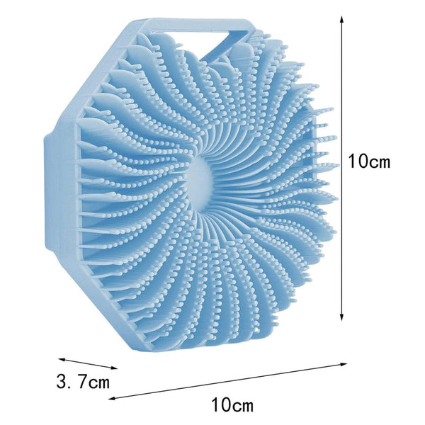 Antimicrobial Washer Silicone Exfoliating Body Scrubber For Sensitive Skin Prod Bath Brushes & Sponges
