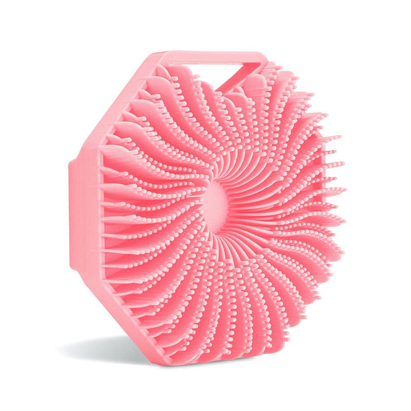 Antimicrobial Washer Silicone Exfoliating Body Scrubber For Sensitive Skin Prod Bath Brushes & Sponges