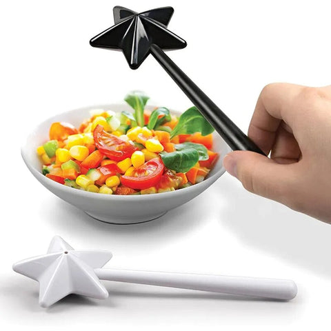 Magic Wand Salt And Pepper Dispenser Creative Kitchen Seasoning Bottle 18 Inch X 7 Salt & Pepper