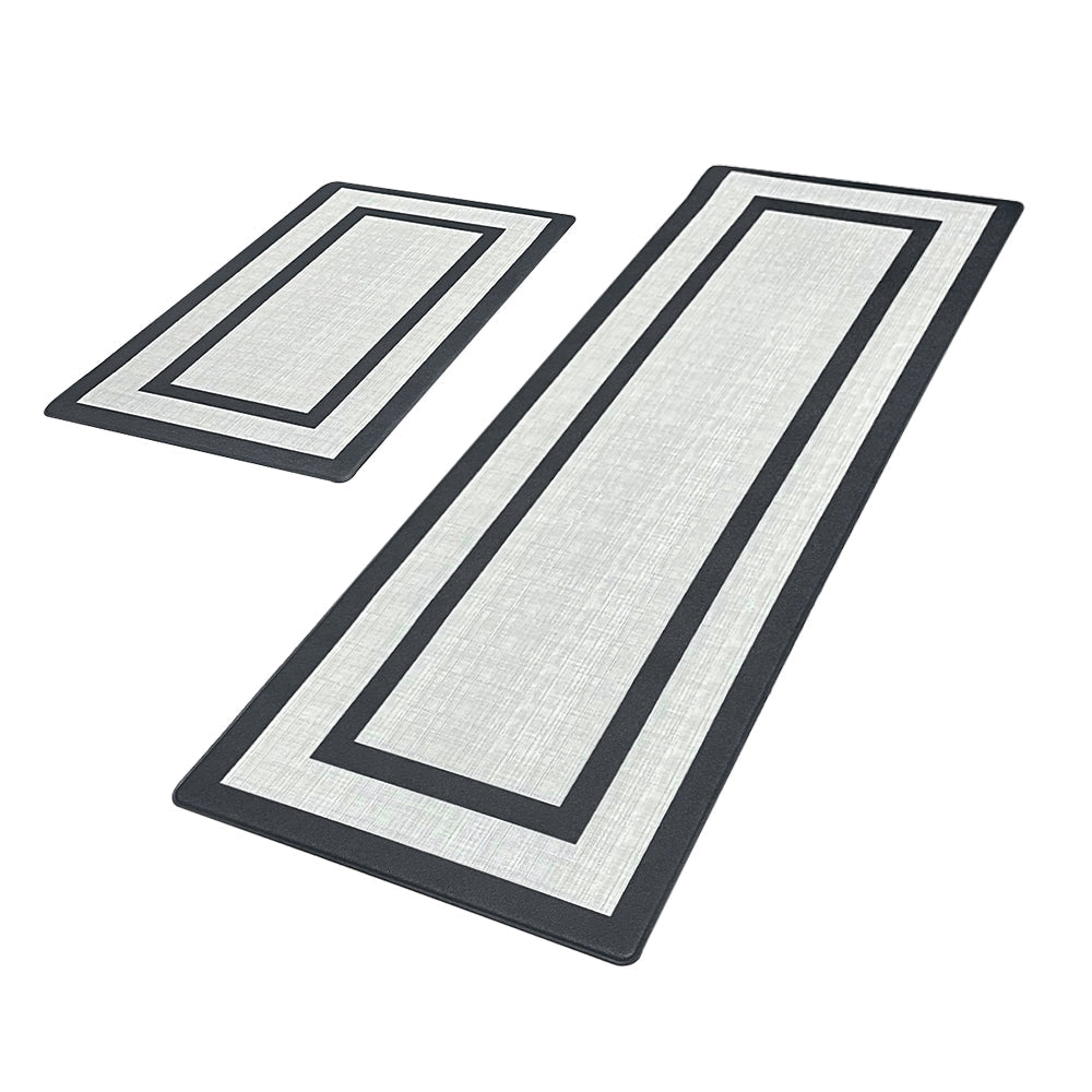 Comfeya 2 Pack Non Skid Waterproof Kitchen Mat Durable Stable Easy To Clean Eco Door Mats & Floor Mats