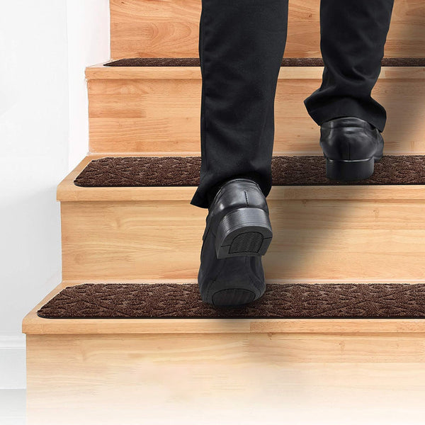 Comfeya 8 Pack Carpet Stair Treads Non Slip Rugs Protect Door Mats & Floor Mats
