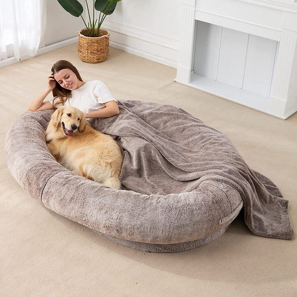 Washable Human Dog Bed Fits You And Your Pets