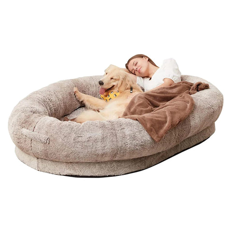 Washable Human Dog Bed Fits You And Your Pets