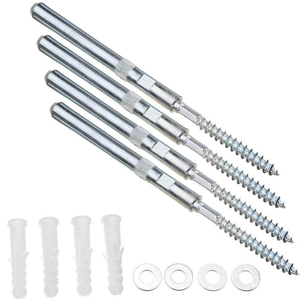 8 Pcs Floating Shelf Brackets Hidden Screw Support Invisible Pins Hanging Shelves