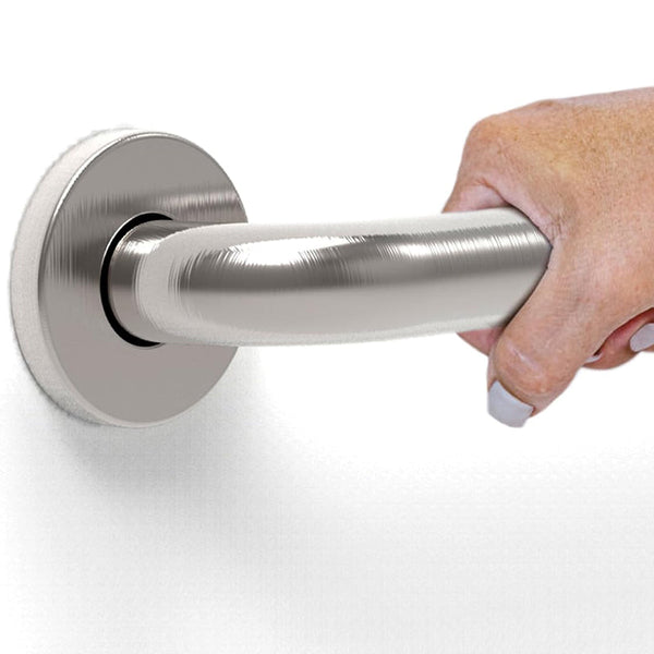 2Pcs Chrome Plated Safety Bar Stainless Steel Bathroom Grab Handrails 30 X 2.5Cm Handles & Rails