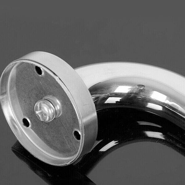 2Pcs Chrome Plated Safety Bar Stainless Steel Bathroom Grab Handrails 30 X 2.5Cm Handles & Rails