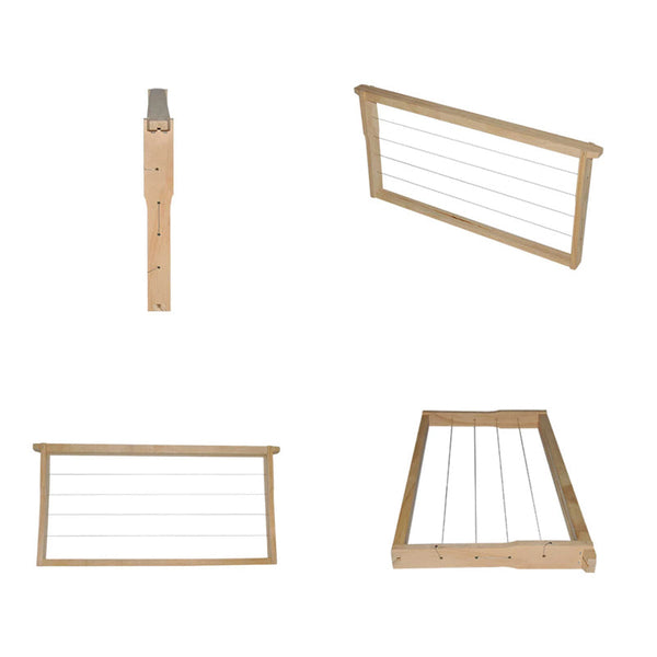 10 Pieces Unwaxed Assembled Wired Frames Beekeeping Supplies Beekeeping Equipment