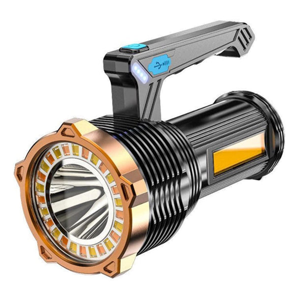 1200Mah Super Bright Searchlight Led Handheld Torch Spotlight Usb Charging Flashlights