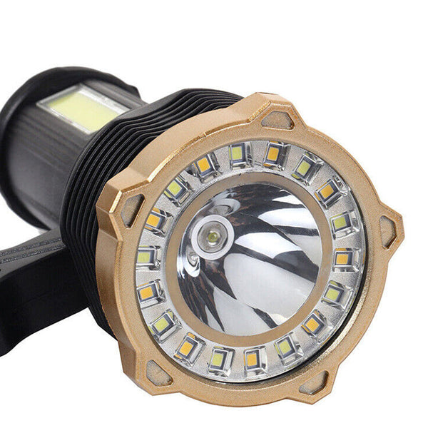 1200Mah Super Bright Searchlight Led Handheld Torch Spotlight Usb Charging Flashlights