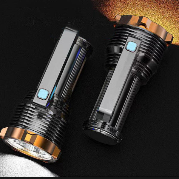 1200Mah Super Bright Searchlight Led Handheld Torch Spotlight Usb Charging Flashlights