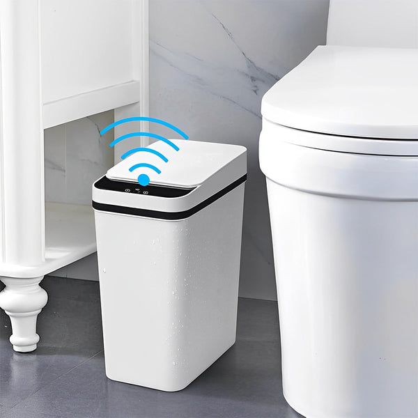 Cleanfok Motion Sensor Smart Trash Can - Touchless & Hygienic Bathroom